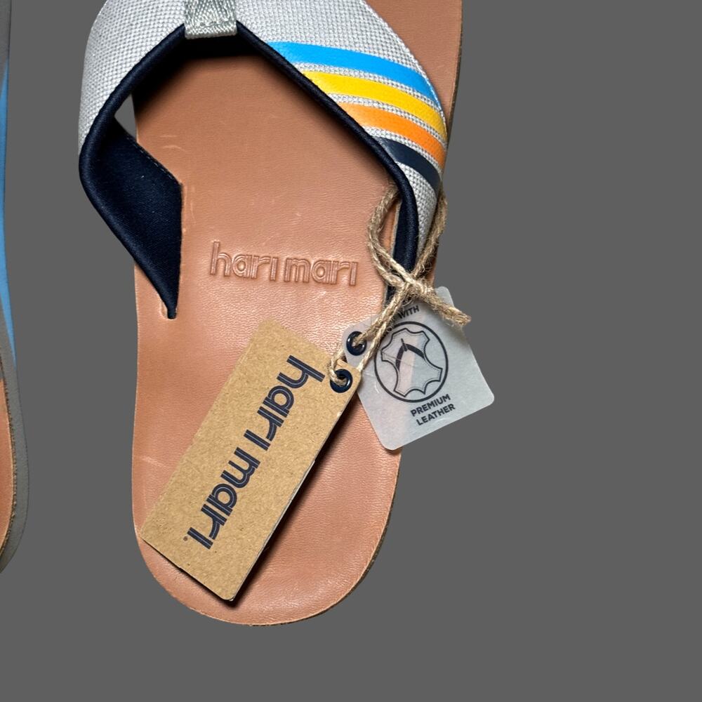 Hari Mari Del Mar Flip Flops Horizon Men’s 9 NWT - Picture 6 of 10